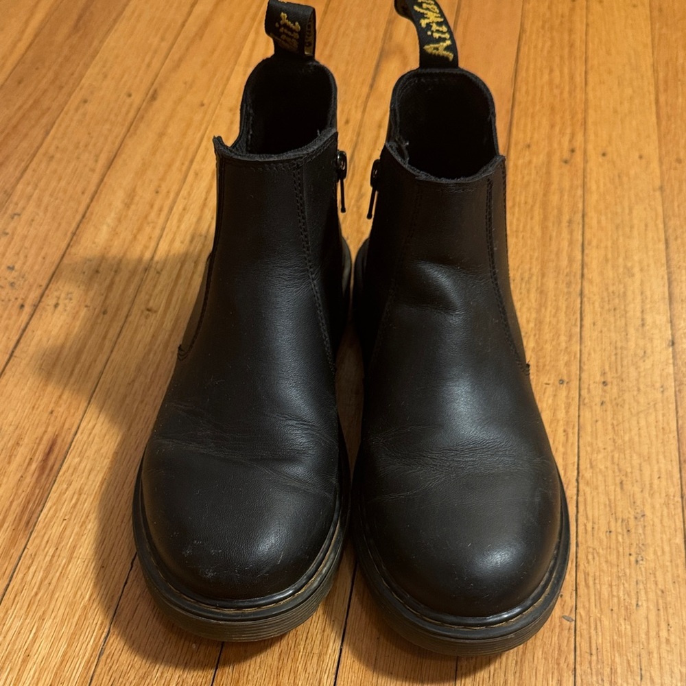 Black Dr. Marten leather boots
